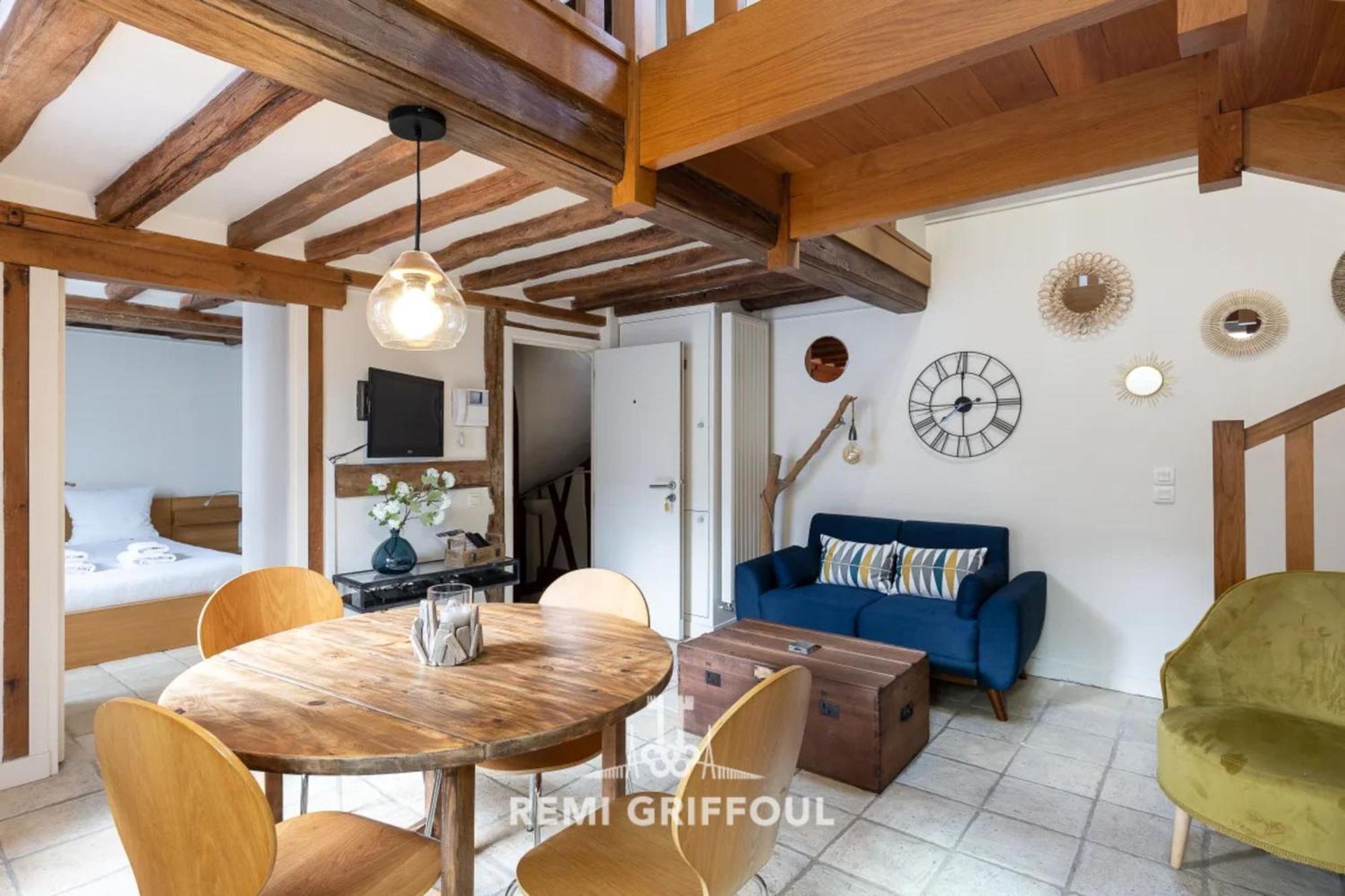 L'Escalier D'H - Duplex 3 In The City Center - Normand Charm - Family Stay أونفلور المظهر الخارجي الصورة
